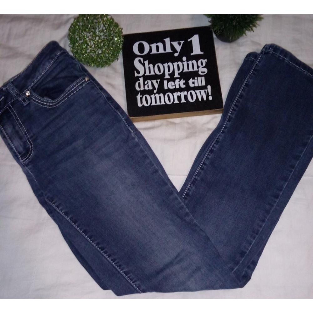 Embezzled slim boot cut jeans - Picture 2 of 4